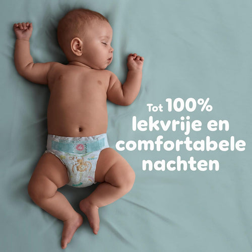 Pampers Baby-Dry Size 7, 132 Diapers, 15kg+, Up to 100% Leakproof and Comfortable Night