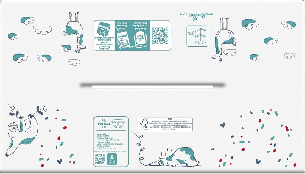 Pampers Harmonie Pants Size 6, 132Diaper Bottoms, 15kg+, Soft Skin Protection and 360° Comfortable Fit