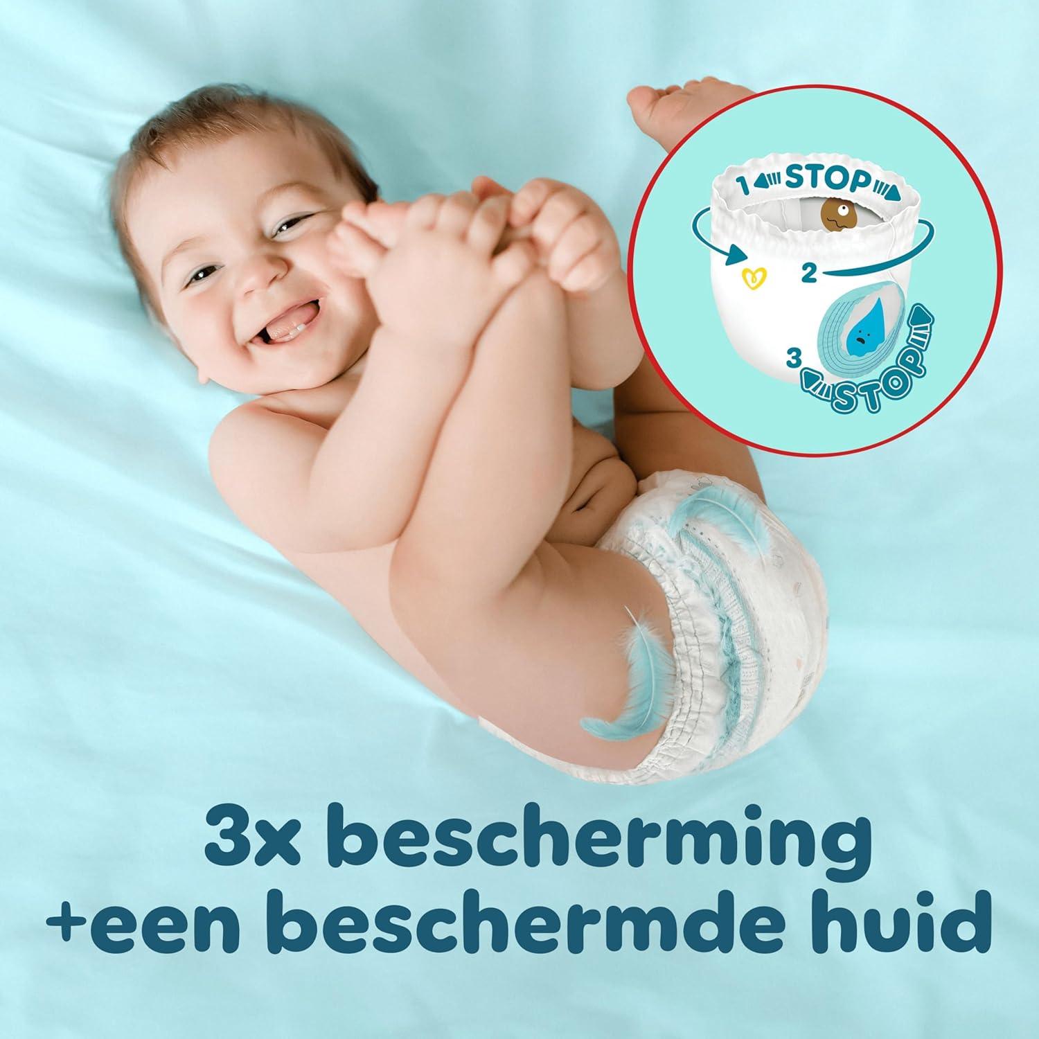 Pampers Premium Protection Pants Size 4, 168 Nappy Pants, 9kg-15kg, With a 360° Fit and 2x Wider Soft Protectors vs. Formerly for Our Best Comfort and Protection