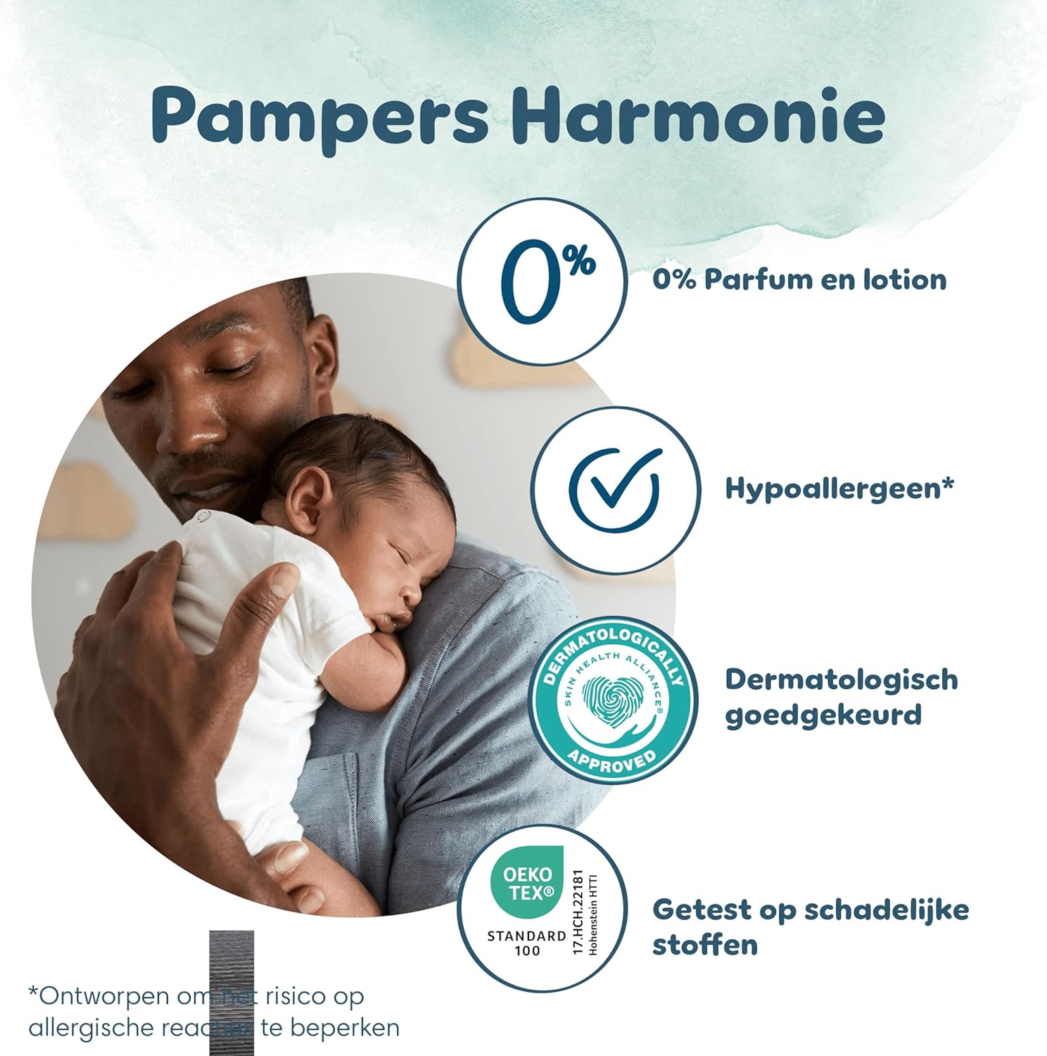 Pampers Harmony Diapers Size 5, 152 Diapers, 11kg-16kg, Soft Skin Protection with 100% Dryness of Pampers