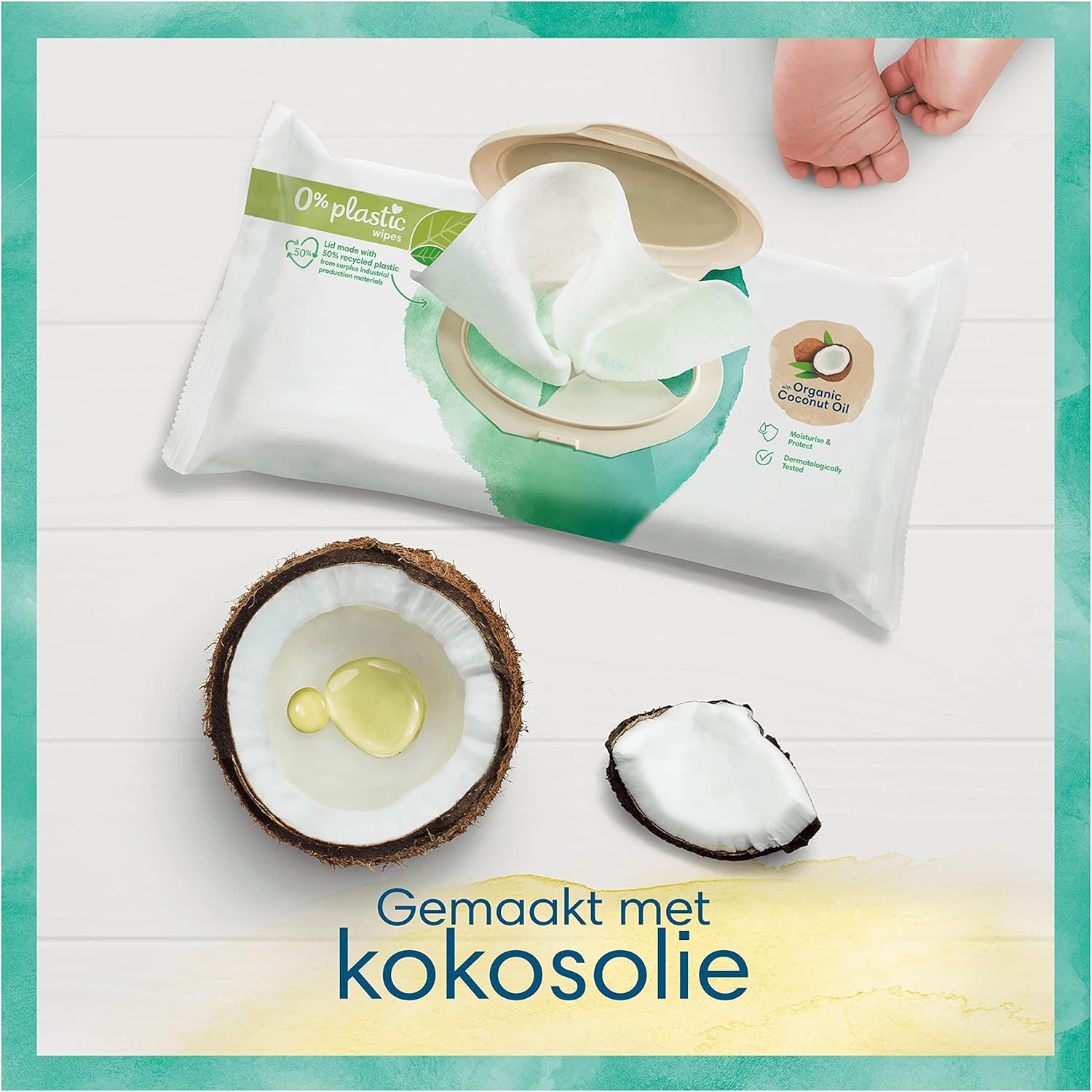 Pampers Harmonie Protect & Care baby wipes 24 Packs =1056 Wipes