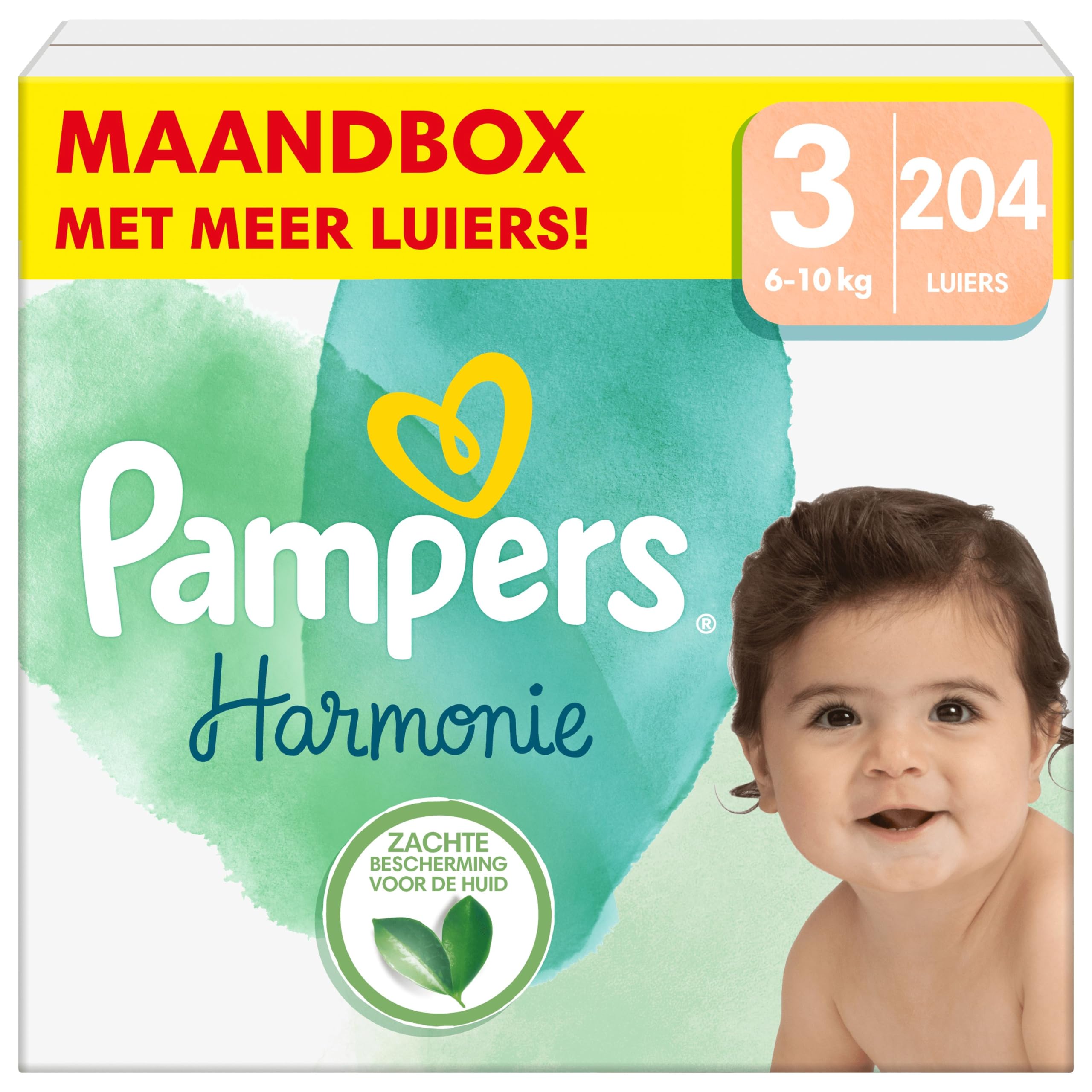 Pampers Harmony Diapers Size 5, 152 Diapers, 11kg-16kg, Soft Skin Protection with 100% Dryness of Pampers