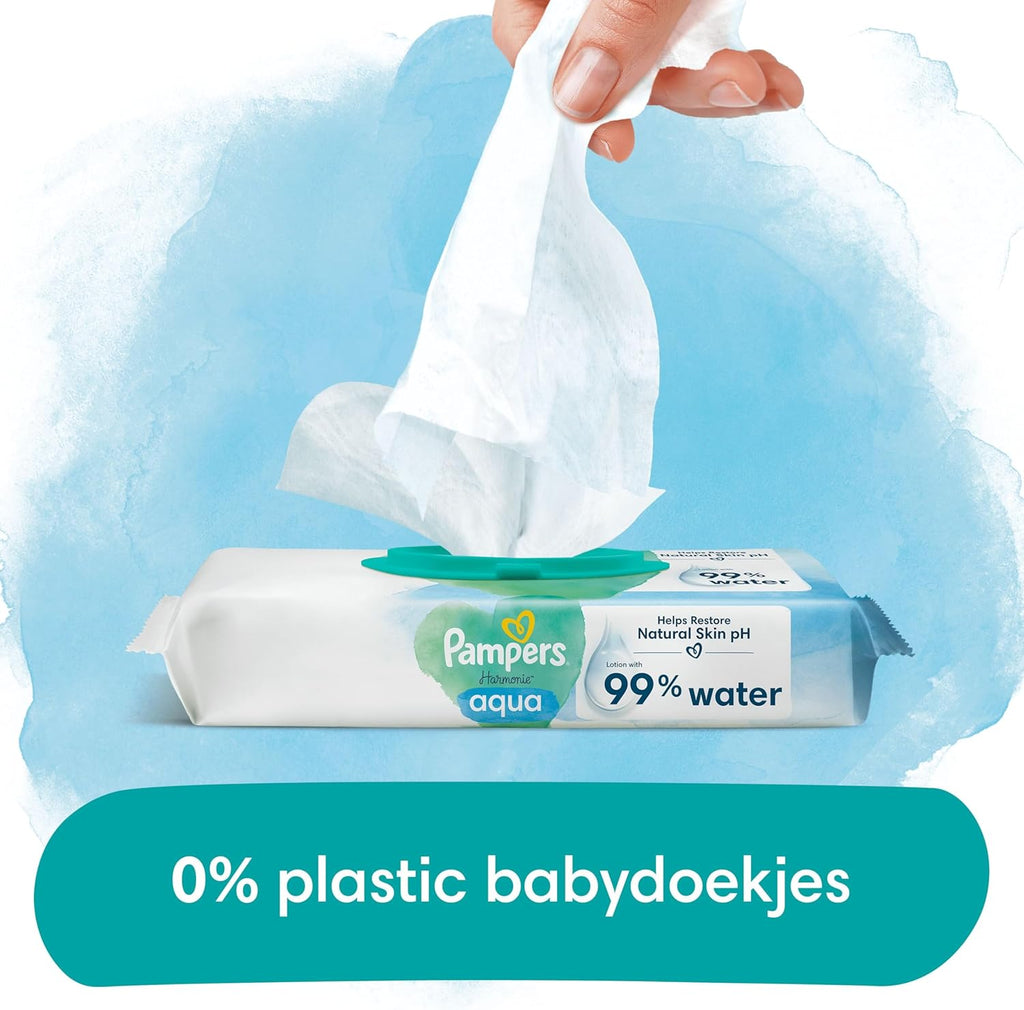 Pampers Wipes Harmonie Aqua 15x48 =720 wipes