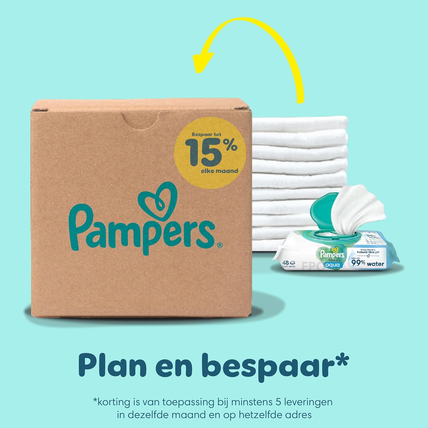 Pampers Premium Protection Size 6, 144 Diapers, 13kg-18kg, Double Protection for Skin and Against Leaks