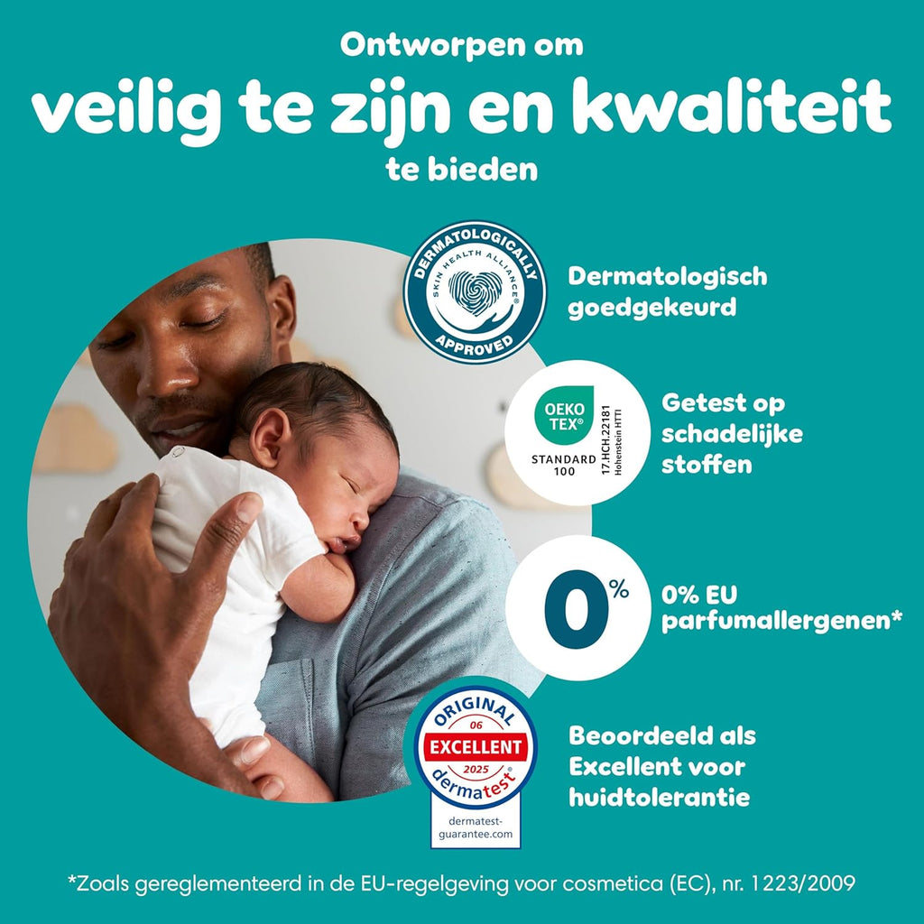 Pampers Baby-Dry Size 5+, 168 Diapers, 12kg-17kg, Up to 100% Leakproof and Comfortable Night