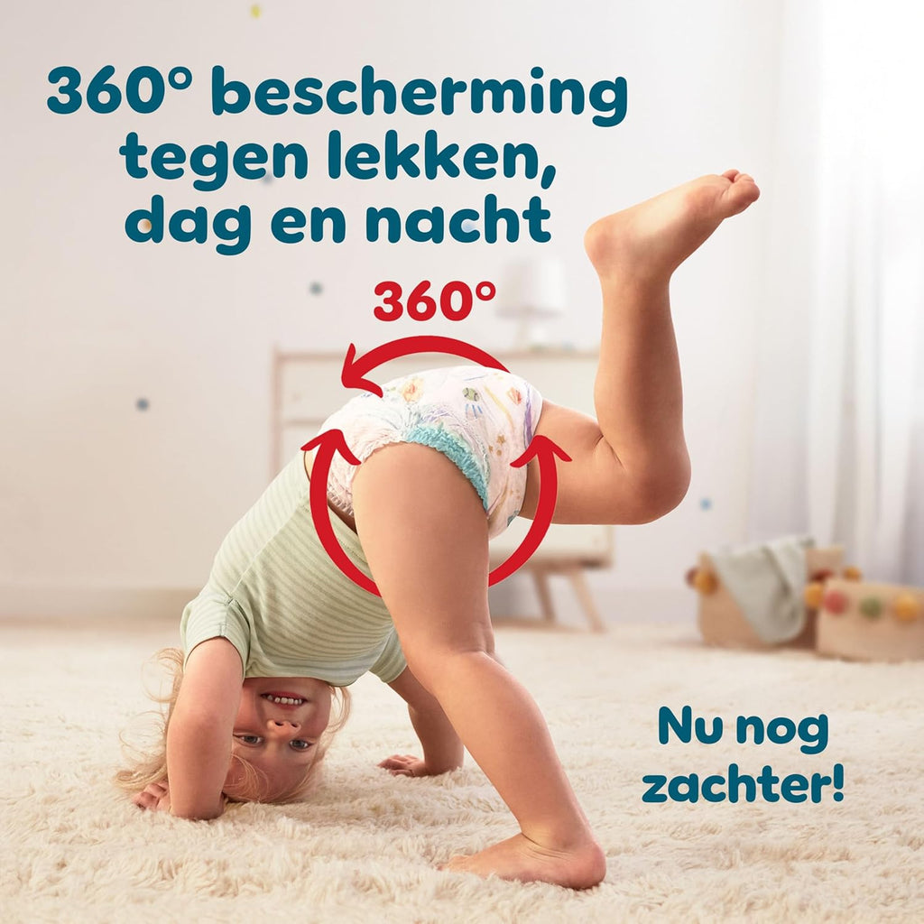 Pampers Baby-Dry Pants Size 5, 160 Pants, 11kg-17kg, 360° Fit To Help Prevent Openings and Leaks