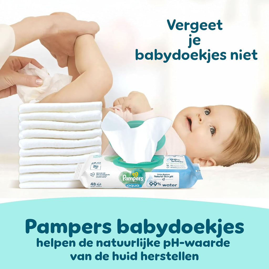 Pampers Premium Protection Size 6, 144 Diapers, 13kg-18kg, Double Protection for Skin and Against Leaks