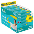 Pampers Fresh Clean Baby Wipes 12 x 52 Wipes