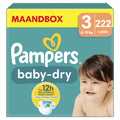Pampers Baby-Dry Size 5+, 168 Diapers, 12kg-17kg, Up to 100% Leakproof and Comfortable Night